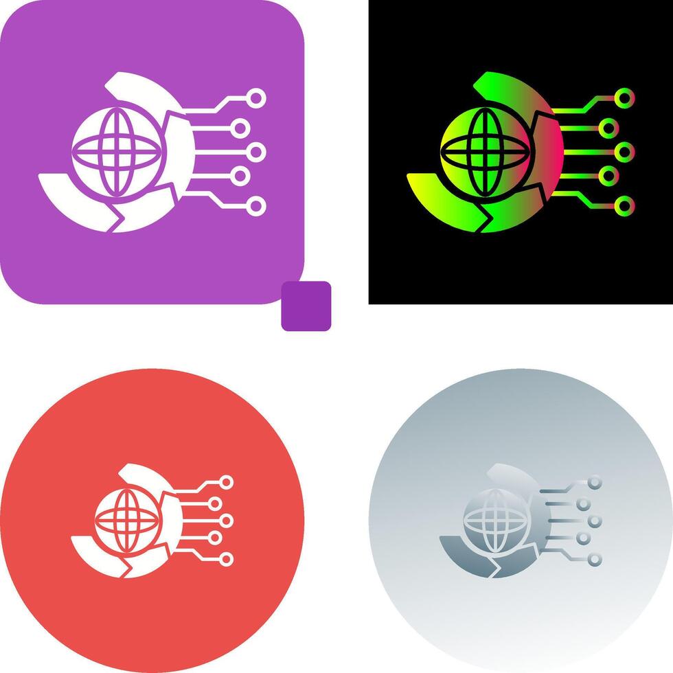 Internet Icon Design vector