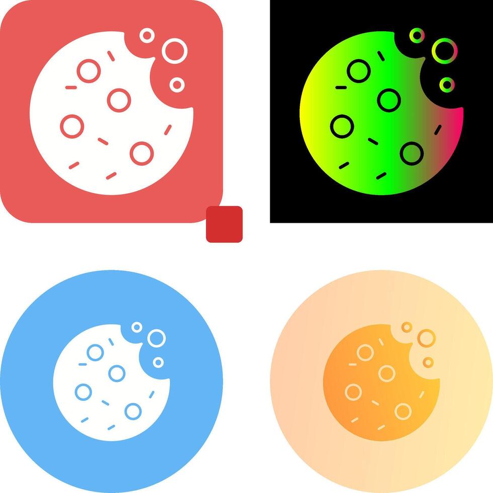 Cookie Icon Design vector