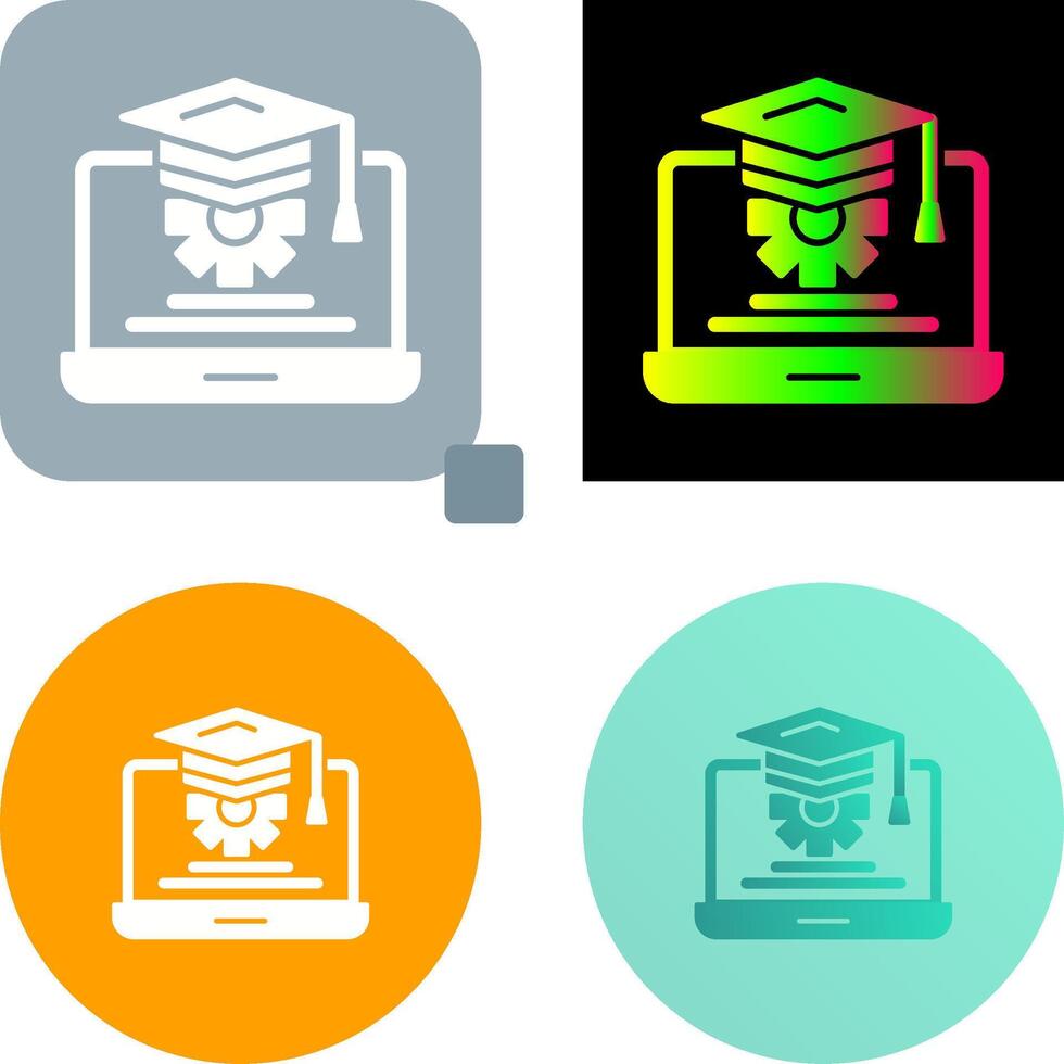 Course Icon Design 45527658 Vector Art at Vecteezy
