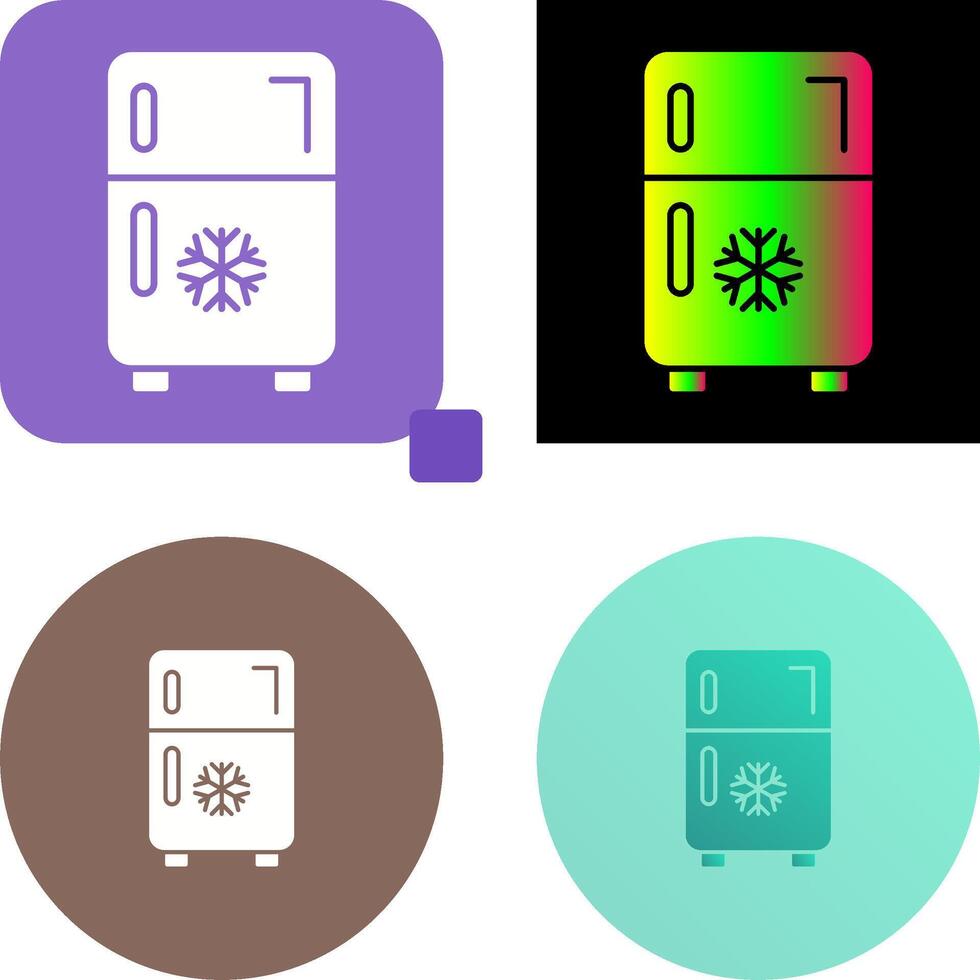 Fridge Icon Design vector
