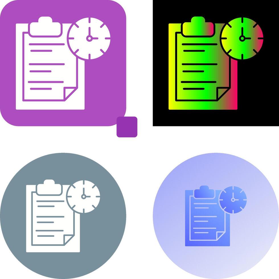 Task Management Icon Design vector