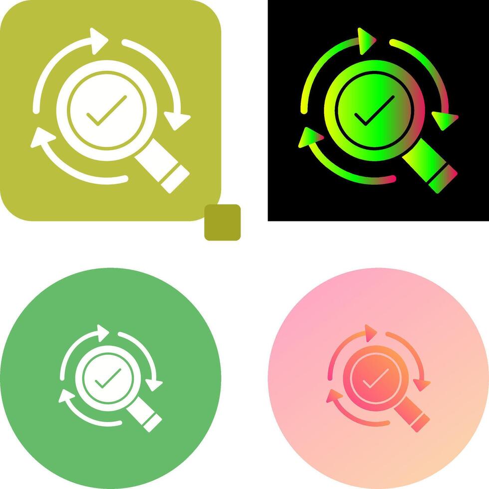 Research Icon Design vector