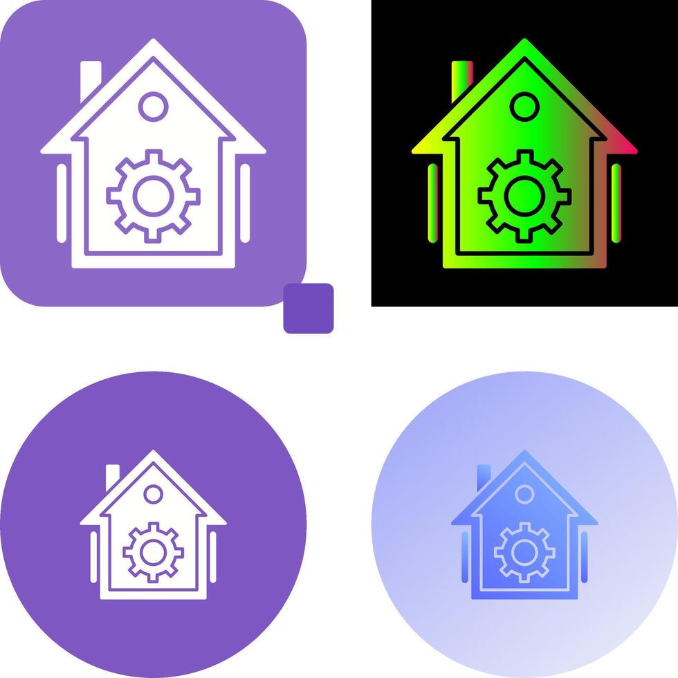 Home Automation Icon Design vector