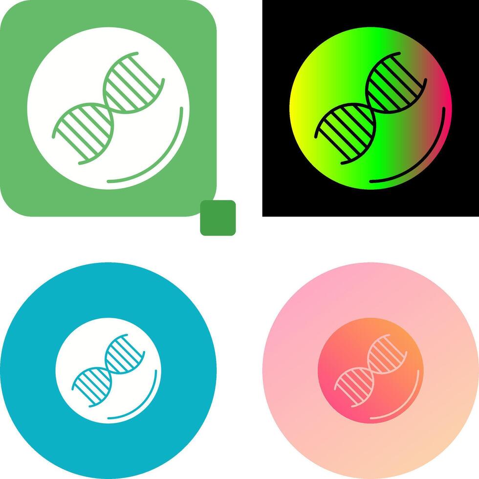 Dna Icon Design vector