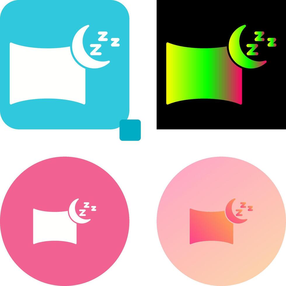 Pillow Icon Design vector