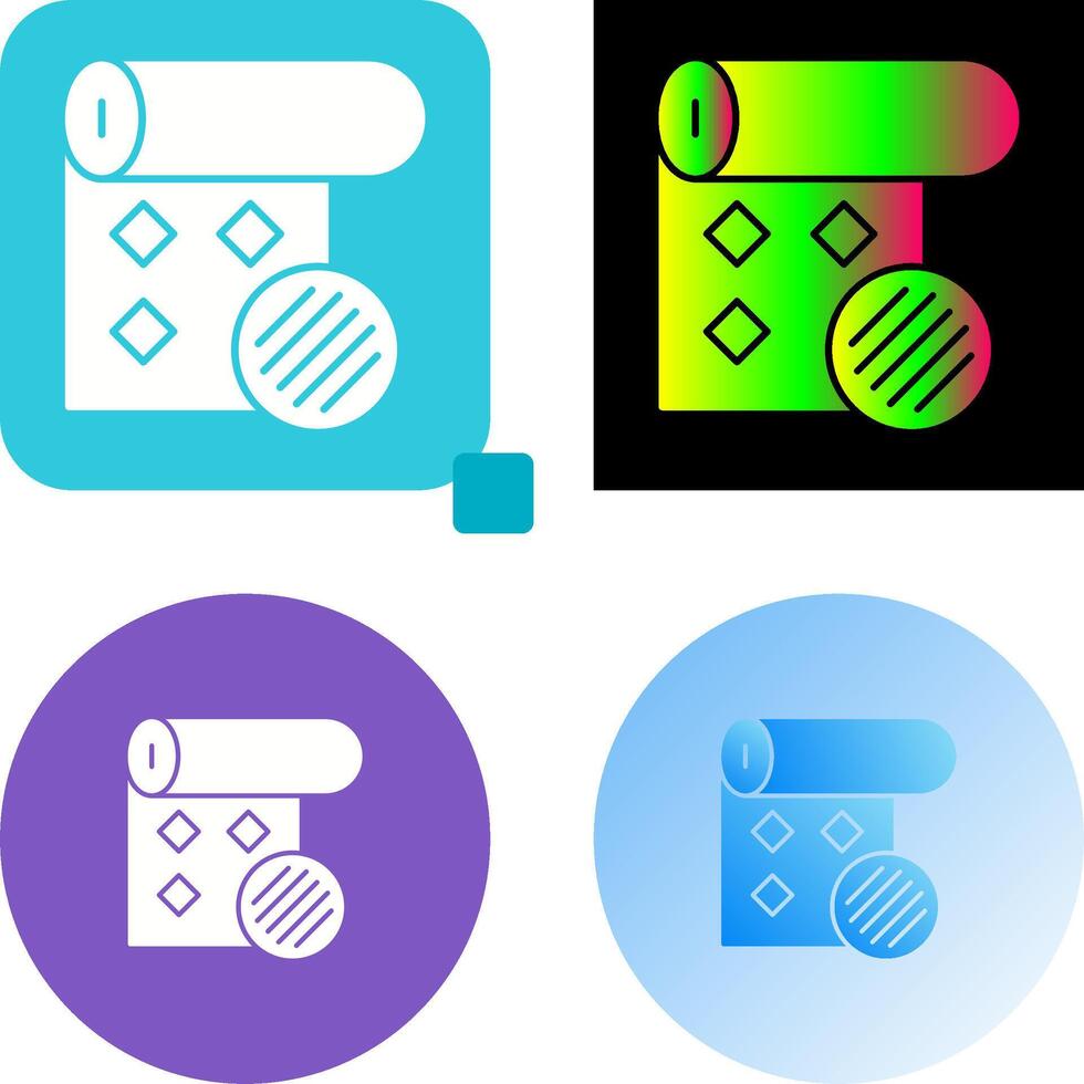 Wallpaper Icon Design vector