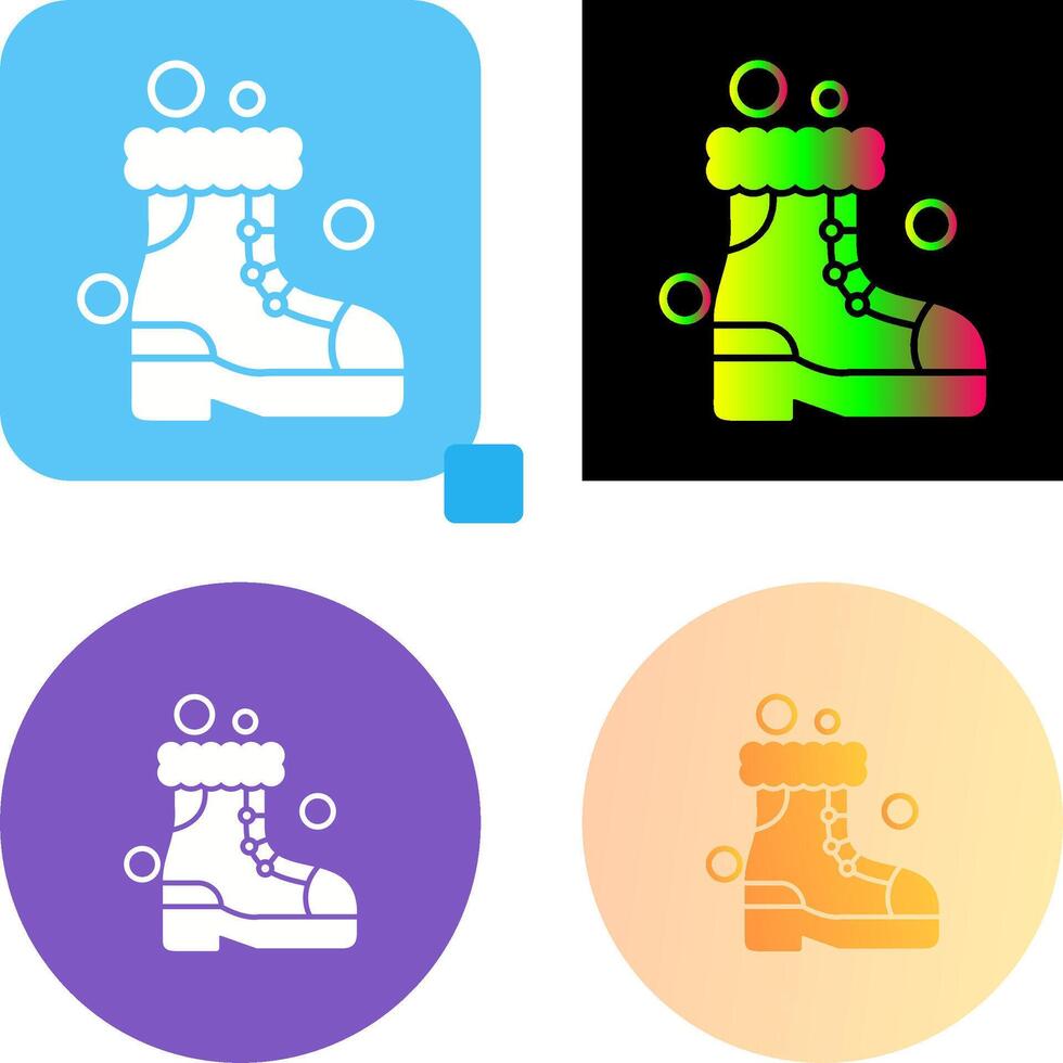 Snowshoes Icon Design vector