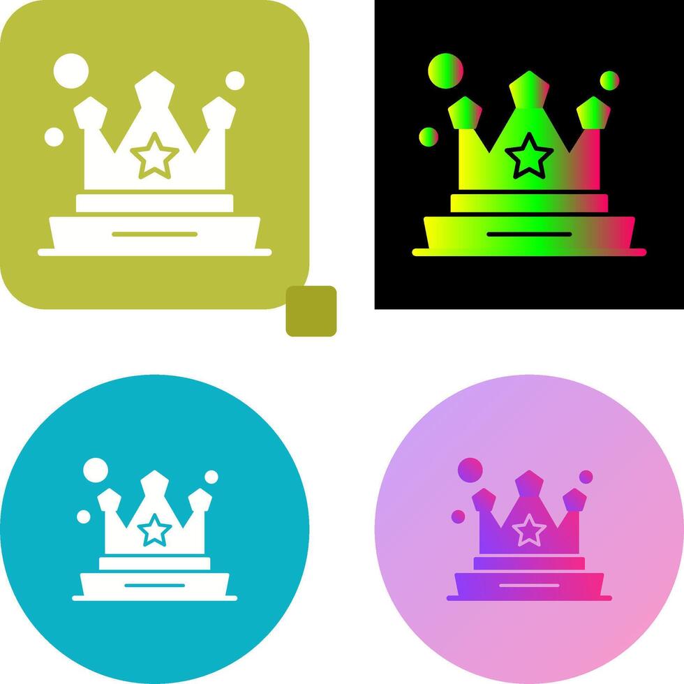 Crown Icon Design vector