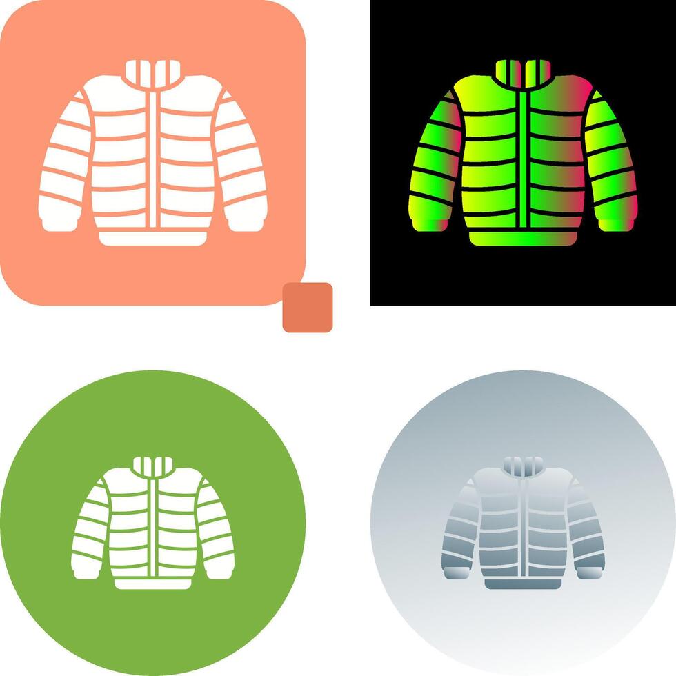 Winter Clothes Icon Design vector