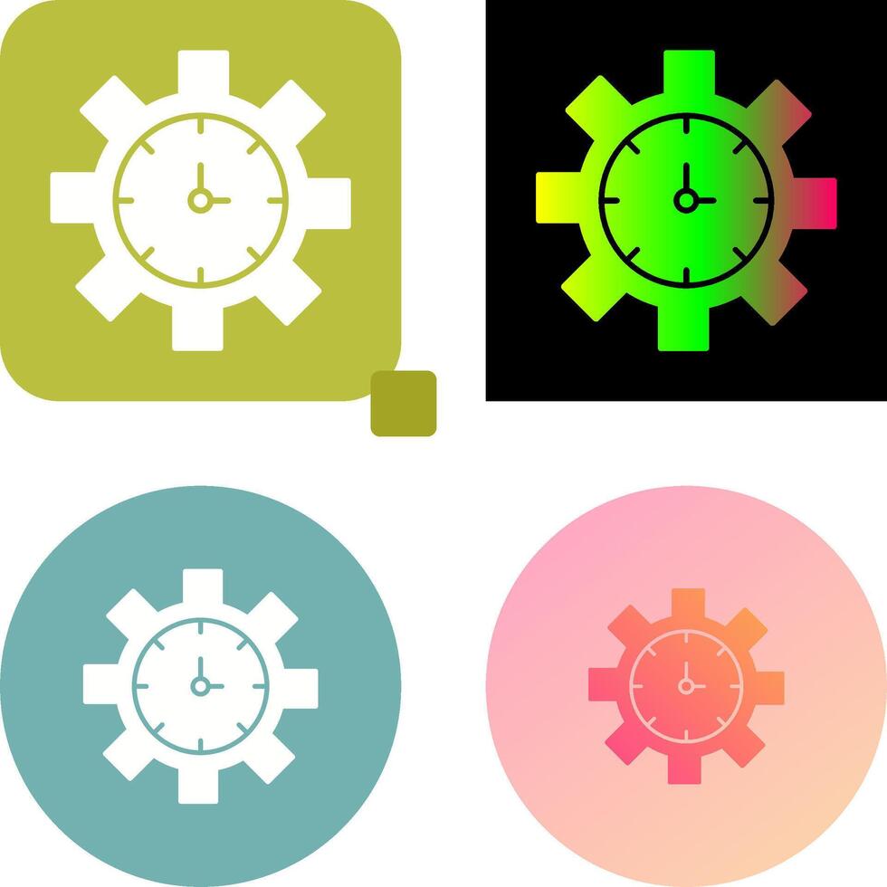 Time Management Icon Design vector