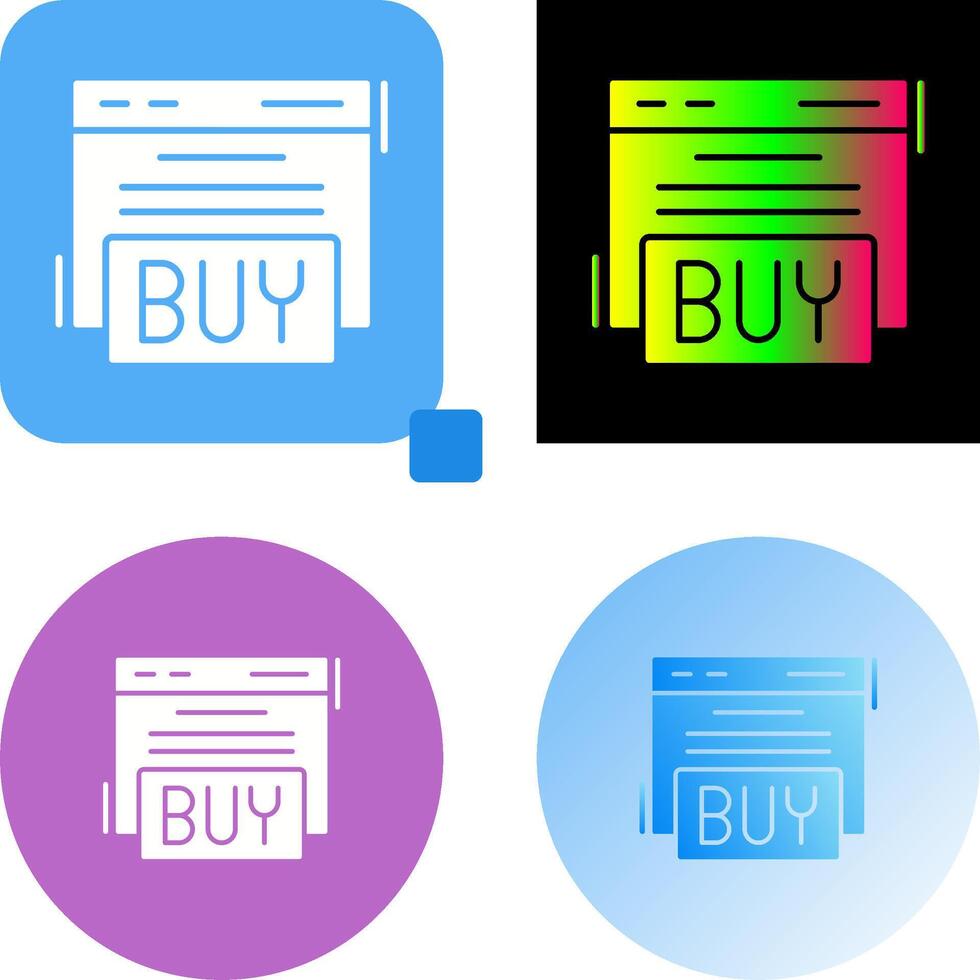 Buy Icon Design vector