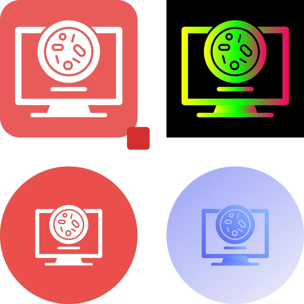 Petri Dish Icon Design vector