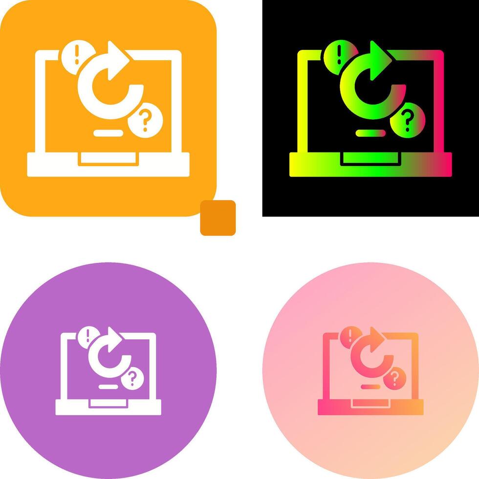 Problem solving Icon Design vector