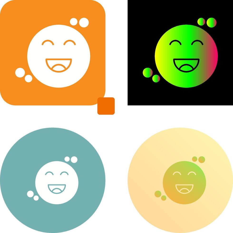 Happiness Icon Design vector