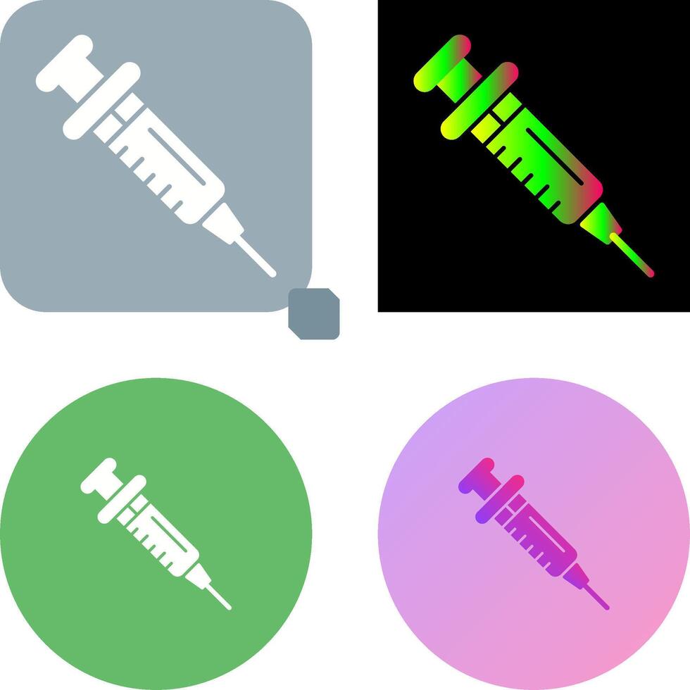 Injection Icon Design vector