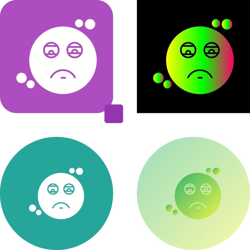 Tired Icon Design vector