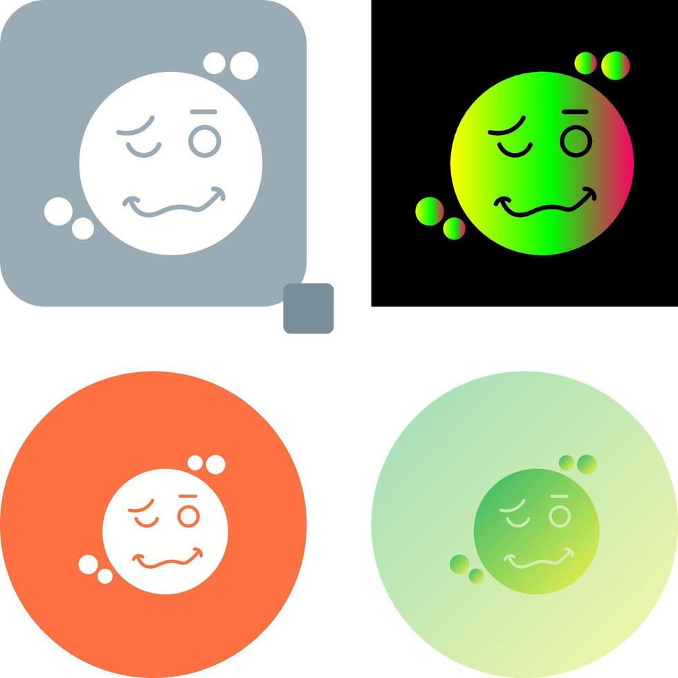 Drunk Icon Design vector