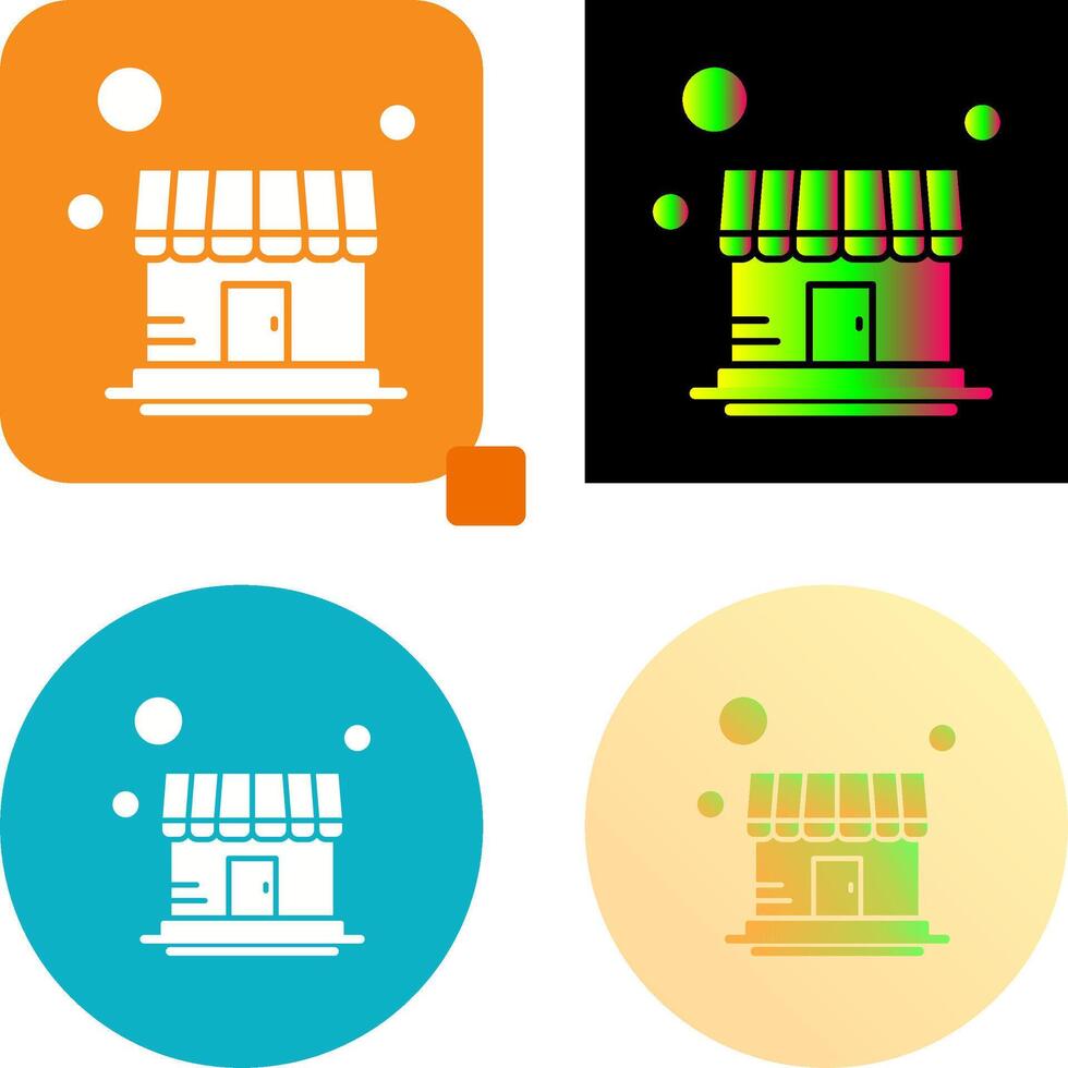 Store Icon Design vector