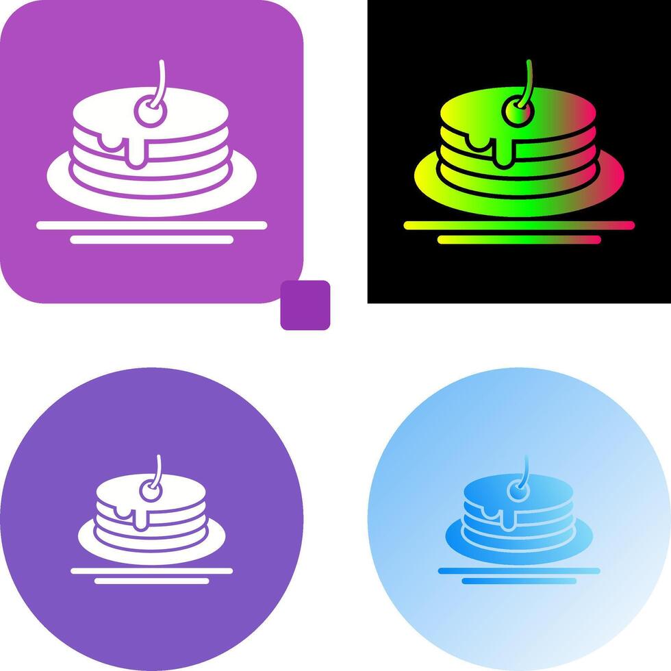 Pancake Icon Design vector