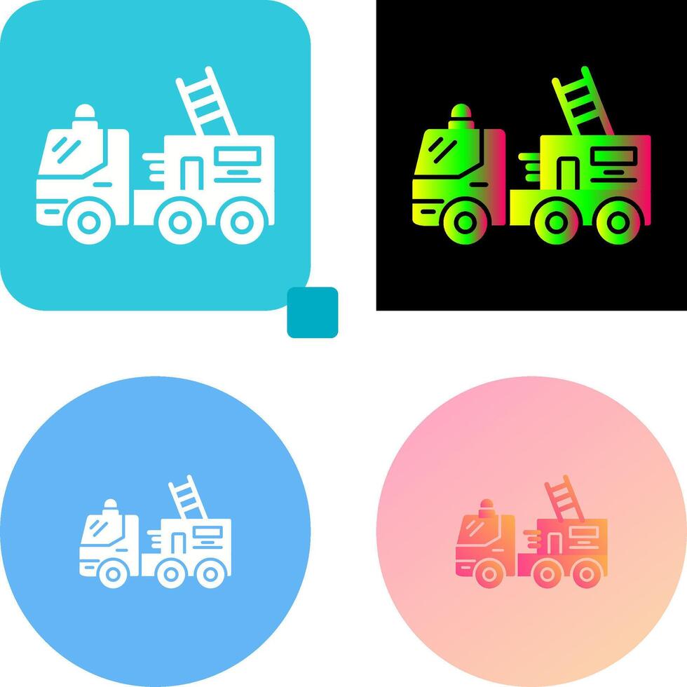 Fire Truck Icon Design vector