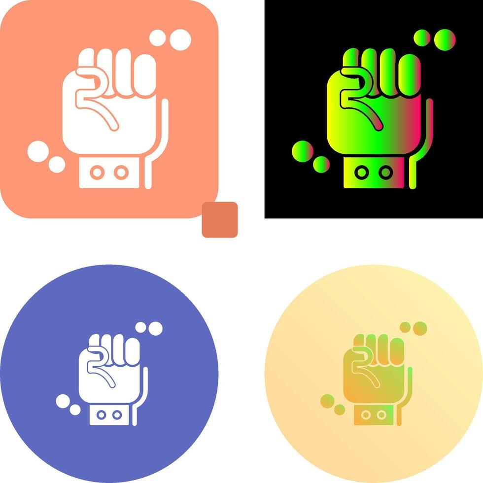 Fist Icon Design vector