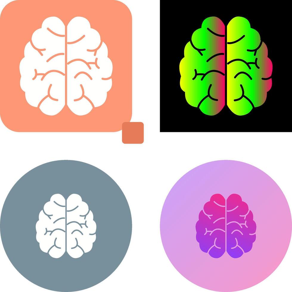Brain Icon Design vector