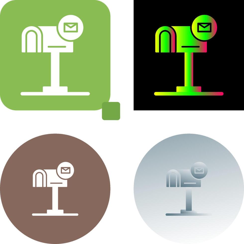 Mail Box Icon Design vector