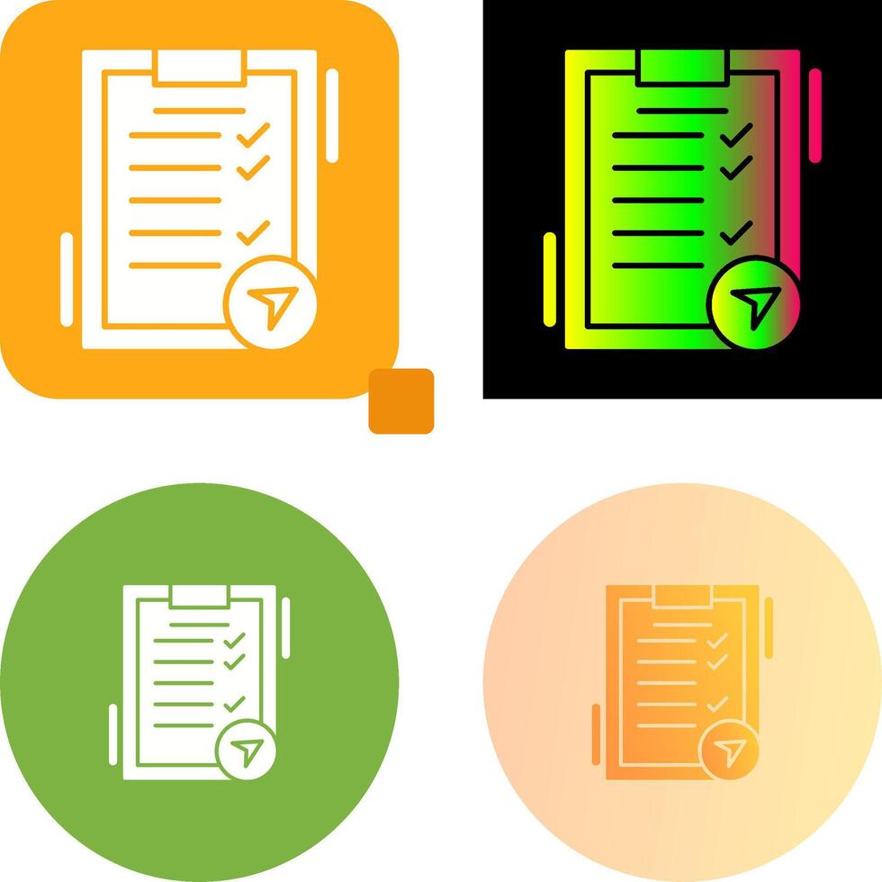 Clipboard Icon Design vector