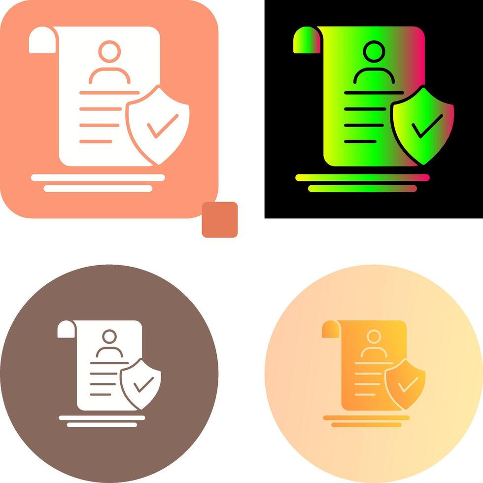 Verified Icon Design vector