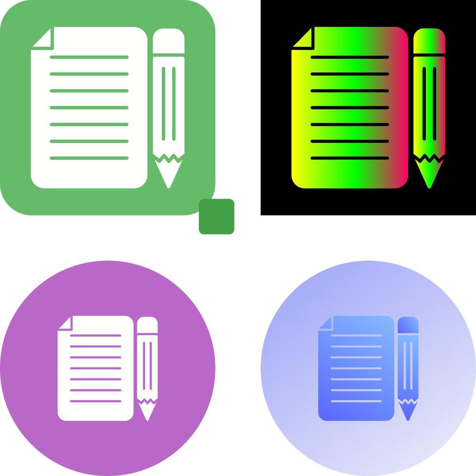 Page Icon Design vector
