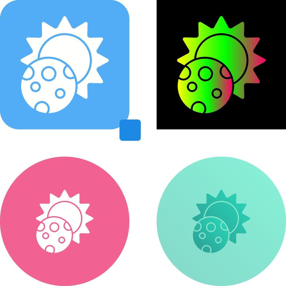 Eclipse Icon Design vector