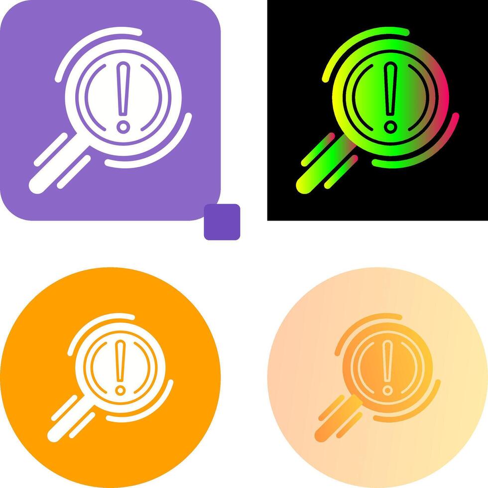 Problem Icon Design vector