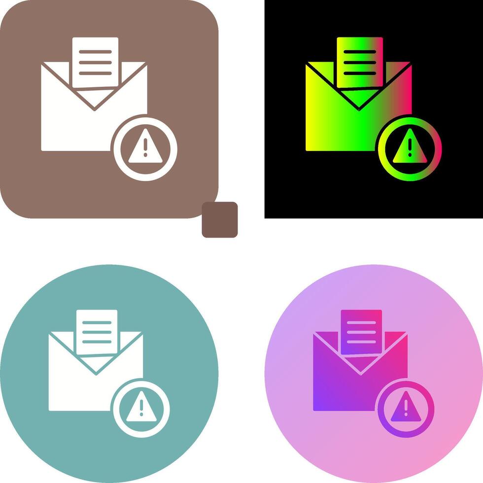Spam Icon Design vector
