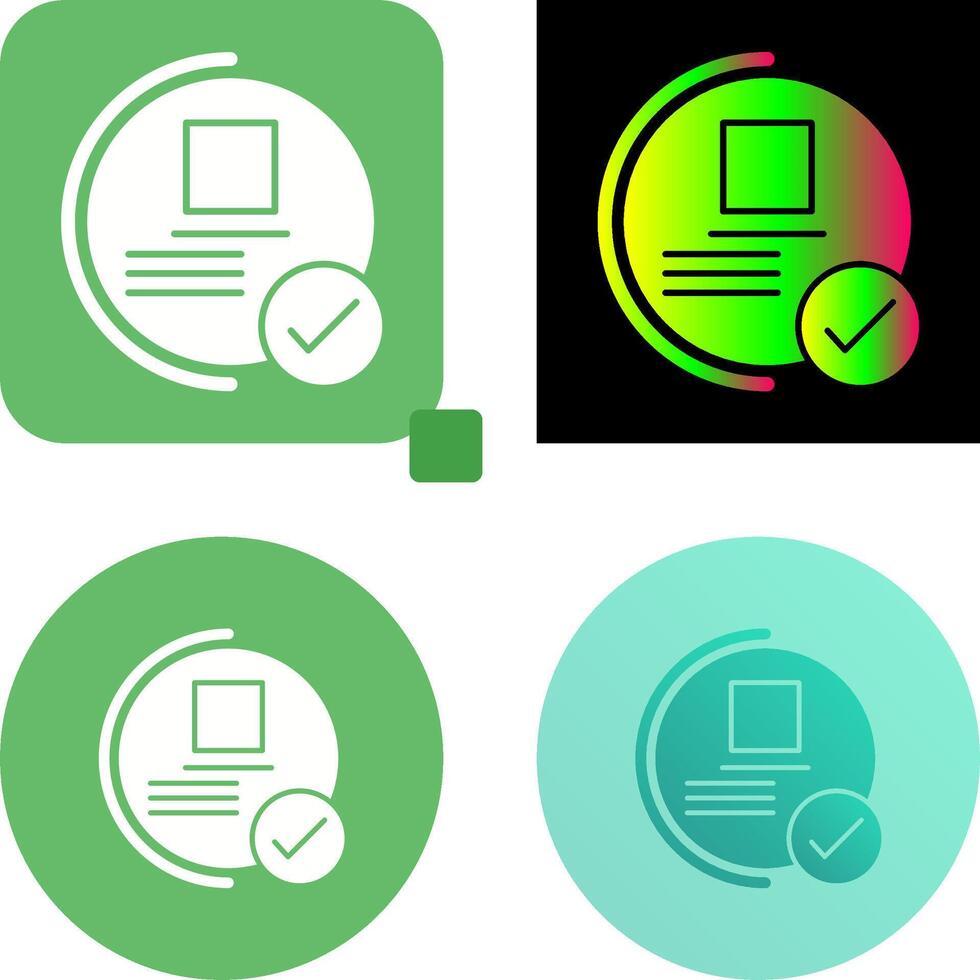 Guarantee Icon Design vector