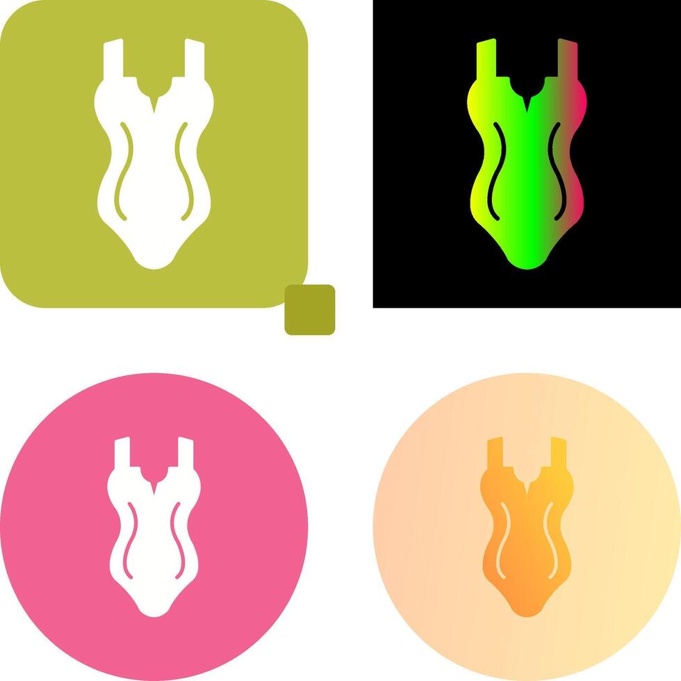 Swim Suit Icon Design vector