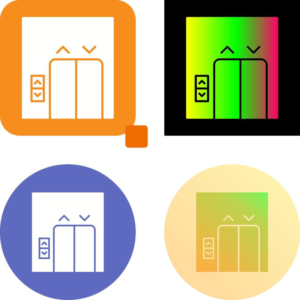 Elevator Icon Design vector