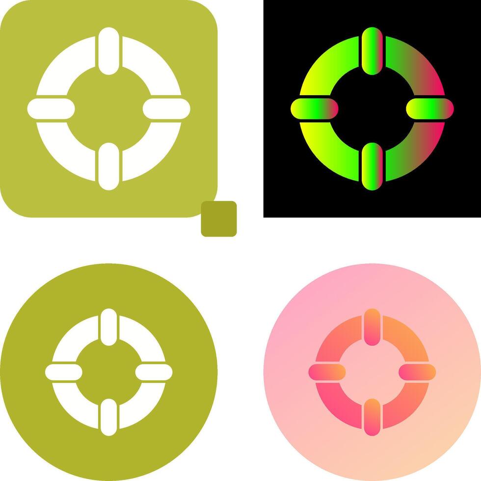 Life Guards Icon Design vector