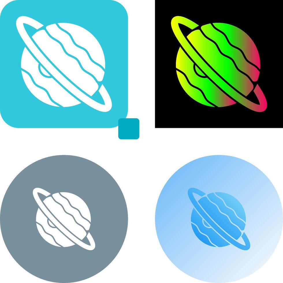 Planet Icon Design vector