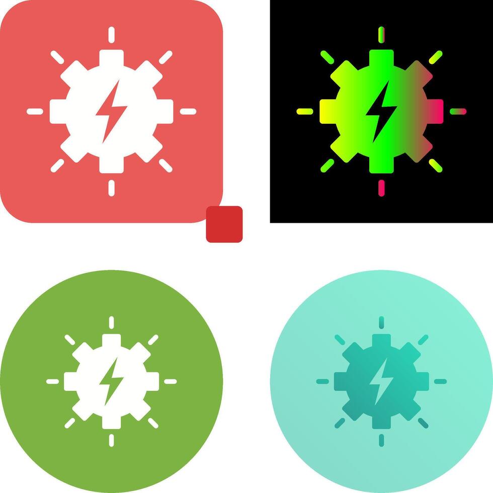 Electricity Icon Design vector
