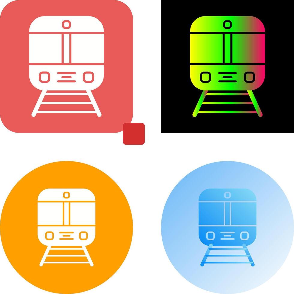 Train Icon Design vector