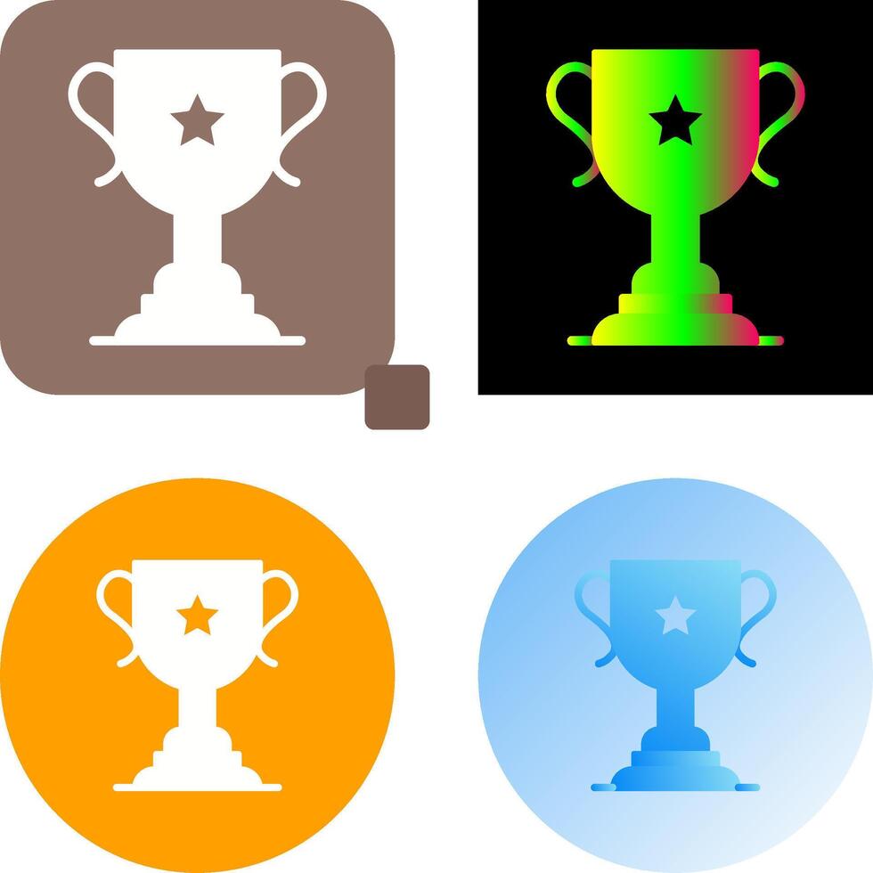 Trophy Icon Design vector