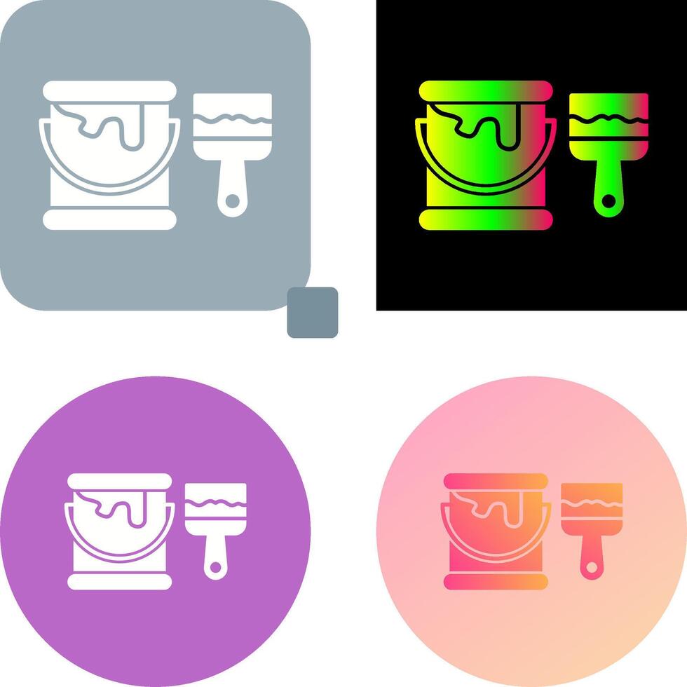 Paint Brush Icon Design vector