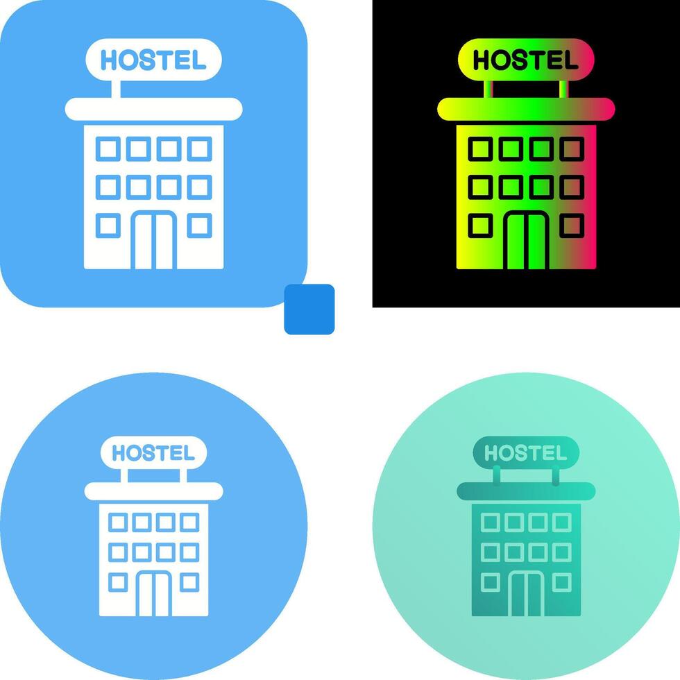 Hostel Icon Design vector