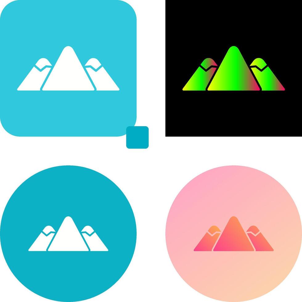 Mountain Icon Design vector
