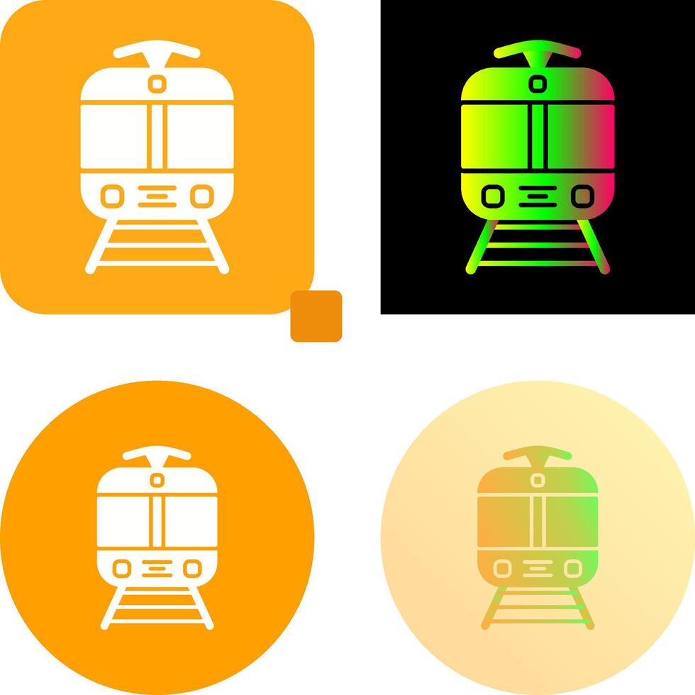 Tram Icon Design vector