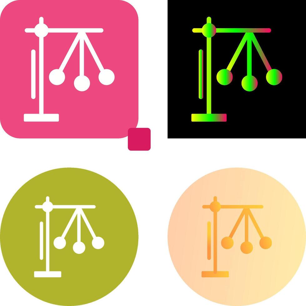 Pendulum Icon Design vector