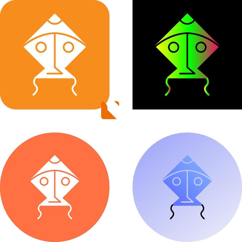 Kite Icon Design vector
