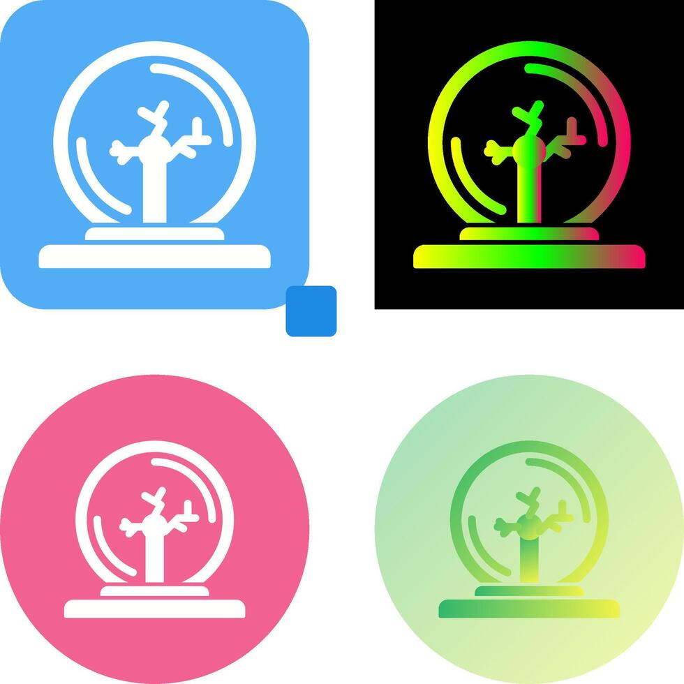 Plasma Ball Icon Design vector