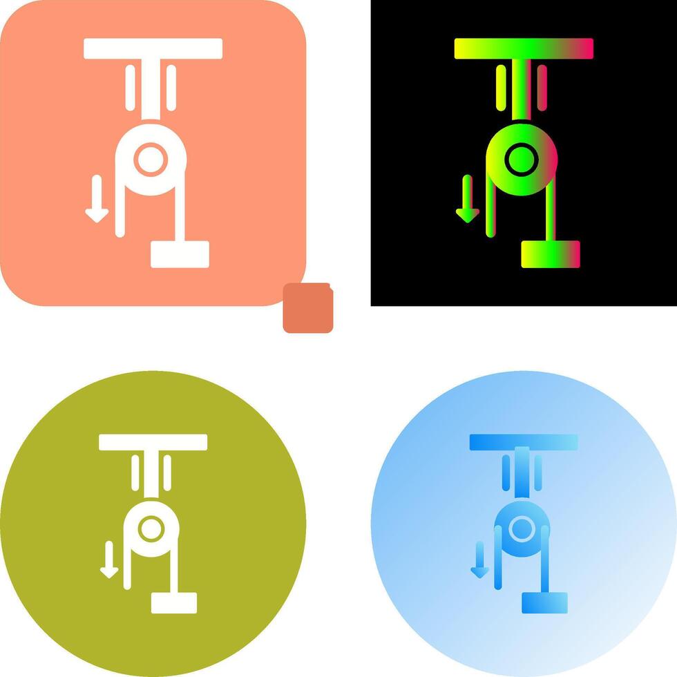 Pully Icon Design vector