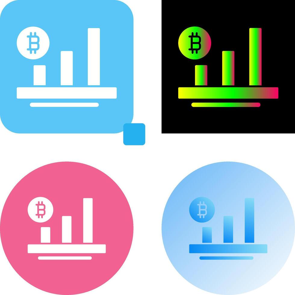 Chart Icon Design vector